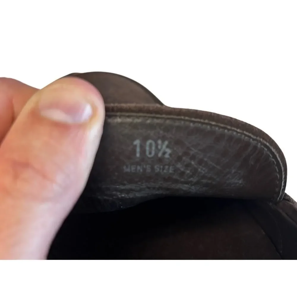 Tod's Suede Driving Penny Loafers, men’s size 10.5